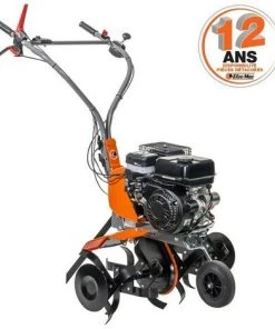 OLEO MAC Motobineuse Thermique MH6DE - Outil de Jardin Puissant et Fiable