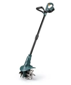 FISHTEC Motobineuse Electrique Sans Fil 18V Avec Batterie - 4 Fraises Largeur De Travail 20 CM