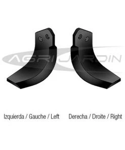 RIBAS Couteau de Fraise pour Rotavator - Compatible Agria, Ferrari, SEP, Alfa (Gauche) | Accessoire Motobineuse -Promos Motobineuse et accessoire Boutique 19186708 3