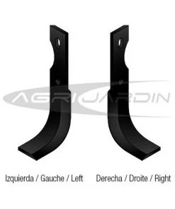 RIBAS Couteau de Fraise pour Motoculteur - Compatible Agria, Benassi, Goldoni, Movicam, Barbieri, Brumital, Lampacrescia, SEP, Truss (Gauche) -Promos Motobineuse et accessoire Boutique 19186764 3