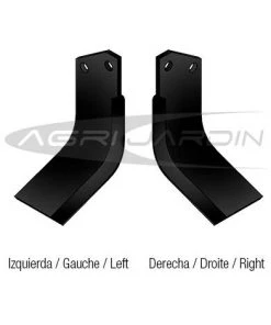 RIBAS COUTEAU DE FRAISE POUR ROTAVATOR SOVEMA, MURATORI Gauche - Accessoire Pour Motobineuse -Promos Motobineuse et accessoire Boutique 19186782 3