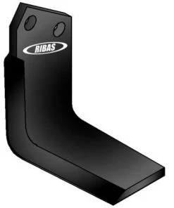 RIBAS COUTEAU DE FRAISE POUR ROTAVATOR AGRIC - Compatible KUHN, HOWARD, ENGUIX, AGROVIL (Gauche)