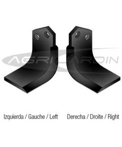 RIBAS COUTEAU DE FRAISE POUR ROTOVATOR KVERNELAND Gauche | Accessoire Pour Motobineuse -Promos Motobineuse et accessoire Boutique 19186805 3