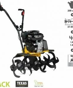 Motobineuse Thermique Texas Lilli 534TG - 5,6 CV, 2 Vitesses, 3 Largeurs de Travail (jusqu'à 85 cm)