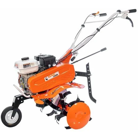 Motobineuse Thermique 208cc Ruris DAC 7000 - 6 Fraises, 2AV/1AR, Roues Agraires, Butteur - Orange 2 Motobineuse Thermique 208cc Ruris DAC 7000 - 6 Fraises, 2AV/1AR, Roues Agraires, Butteur - Orange – Image 2