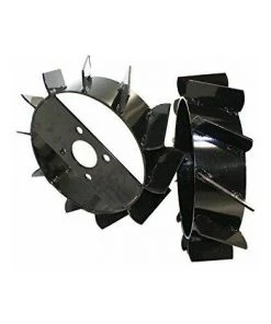 Roues Métalliques Bricoferr PT60001 pour Motobineuse - Accessoire Robustesse et Durabilité