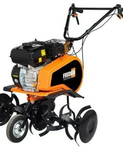 FEIDER Motobineuse Thermique 212 Cm³ - Moteur 4 Temps - Fraises 6 x 79 cm FMTB80 - Puissance et Précision pour Votre Jardin
