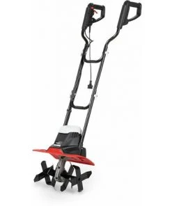 Motobineuse Électrique Filaire 1200W Greencut GTC1200C - 4 Lames Interchangeables, Largeur 36cm, Profondeur 22cm