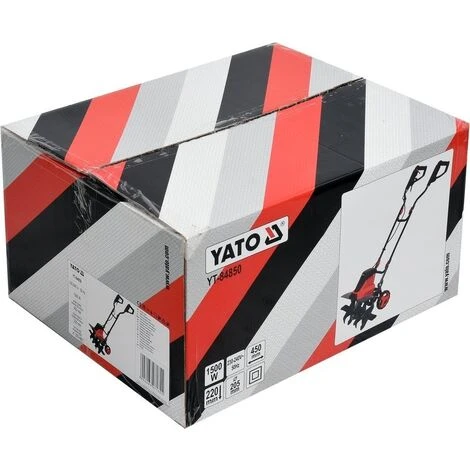 YATO Motobineuse Électrique 1500W - 6 Lames, Largeur de Travail 40cm - Outil de Jardin Puissant 2 YATO Motobineuse Électrique 1500W - 6 Lames, Largeur de Travail 40cm - Outil de Jardin Puissant – Image 2