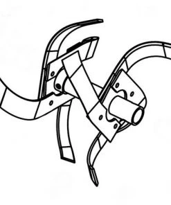 Fraise Départ Double Gauche Motobineuse Pubert / Staub - Accessoire Pour Motobineuse