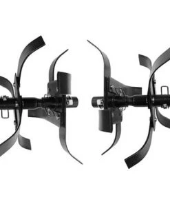 PUBERT Paire De Fraises Motobineuse Double Couronnes Universel - Accessoire Pour Motobineuse