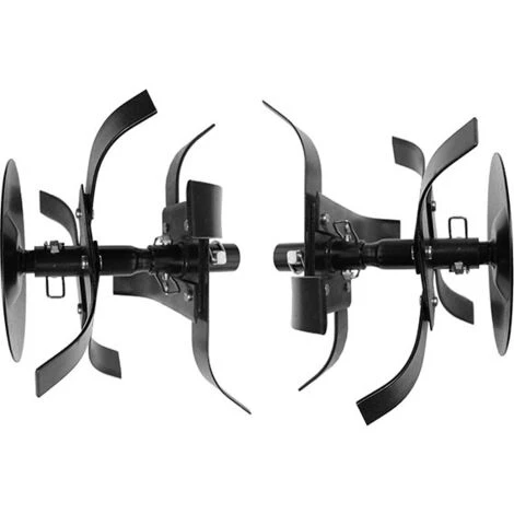 PUBERT Paire De Fraises Motobineuse Double Couronnes Universel - Accessoire Pour Motobineuse 1 PUBERT Paire De Fraises Motobineuse Double Couronnes Universel - Accessoire Pour Motobineuse