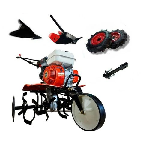 Motobineuse Thermique 4 Temps OHV 208cc 7cv 90cm avec Kit Agricole et Charrue Réglable - Powerground 700 1 Motobineuse Thermique 4 Temps OHV 208cc 7cv 90cm avec Kit Agricole et Charrue Réglable - Powerground 700