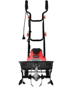 GOPLUS Motobineuse Électrique 1500W - Motoculteur Puissant avec Interrupteur à Double Sécurité et Roue pour Jardinage