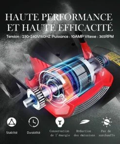 GOPLUS Motobineuse Électrique 1500W - Motoculteur Puissant avec Interrupteur à Double Sécurité et Roue pour Jardinage 7 GOPLUS Motobineuse Électrique 1500W - Motoculteur Puissant avec Interrupteur à Double Sécurité et Roue pour Jardinage -Promos Motobineuse et accessoire Boutique 51038754 3