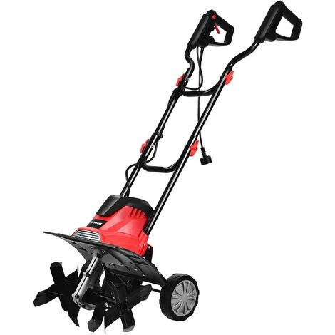 GOPLUS Motobineuse Électrique 1500W - Motoculteur Puissant avec Interrupteur à Double Sécurité et Roue pour Jardinage 4 GOPLUS Motobineuse Électrique 1500W - Motoculteur Puissant avec Interrupteur à Double Sécurité et Roue pour Jardinage – Image 4