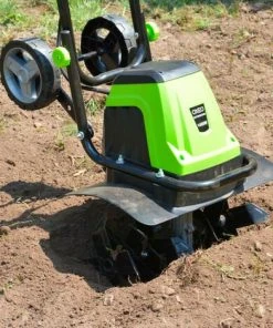 OXEO Motobineuse Électrique 1400W - 6 Fraises en Acier - 40cm - Labourer, Retourner, Biner la Terre -Promos Motobineuse et accessoire Boutique 51264957 3