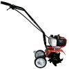 Motobineuse Thermique 4 Temps 52cc 2cv 26cm - Powerground Z-1 | Outil de Jardin Puissant