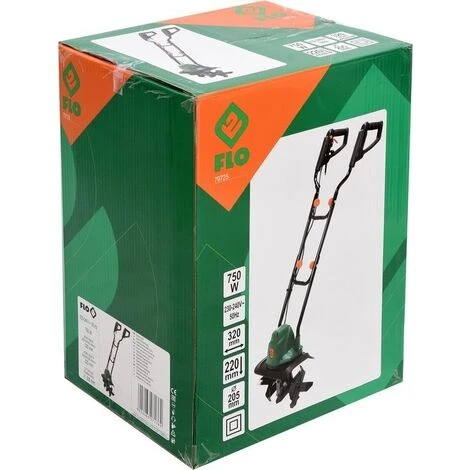 Motoculteur De Jardin FLO - 750W - 4 Lames - Largeur De Travail 32cm - Motobineuse électrique Puissante 3 Motoculteur De Jardin FLO - 750W - 4 Lames - Largeur De Travail 32cm - Motobineuse électrique Puissante – Image 3