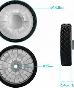 Boudech Jeu De 2 Roues De Rechange Pour Motoculteur 52cc - Roues de Remplacement Haute Qualité -Promos Motobineuse et accessoire Boutique 63727824 5