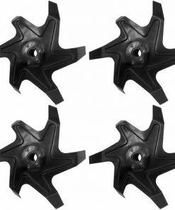 Boudech Jeu De 4 Lames De Motoculture Compatibles 52cc - Remplacement Facile et Durable