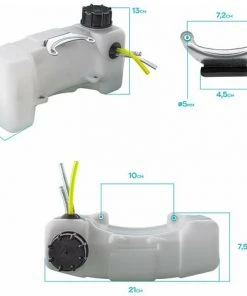 Boudech Réservoir de Carburant pour Motoculteur 52cc - Réservoir de Remplacement Complet avec Support Moteur -Promos Motobineuse et accessoire Boutique 63727838 3