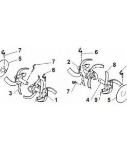 Outils Labour 135 Motobineuse Honda - Accessoire Pour Motobineuse de Haute Qualité